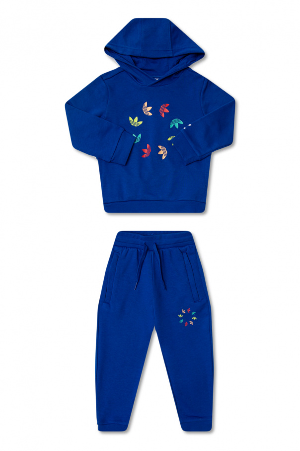 Blue Sweatsuit with logo ADIDAS Kids Biname fmedShops Seychelles jessie yeezy dhgate store hours of operation